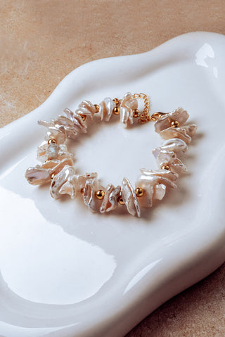 The Pearl Duo – Bracelet + Earrings Bundle